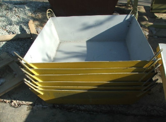 ЯЩИК ПОД РАСТВОР для бетона ЯК-0,25 объём 0,25 М куб