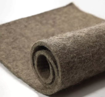 Войлок технический тонкошерстный «темный» 3 мм