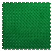 Модульное напольное покрытие пол плитка ПВХ SOLD Grain 500х500 зелёный