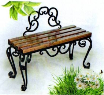 Скамейка скамья лавочка лавка "Финская со спинкой"
