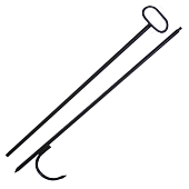 Багор пожарный БПЩ разборный из 2-х частей