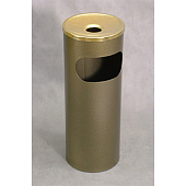 Урна для мусора мусорка офисная порошковая антик золото